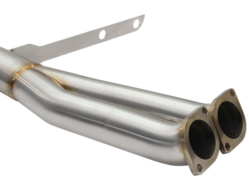 aFe MACHForce XP SS-304 Black Tip 3.0in-2.5in Dia Cat Back Exhaust 11-13 BMW 335i (E90/E92) 3.0L-thumbmail-4