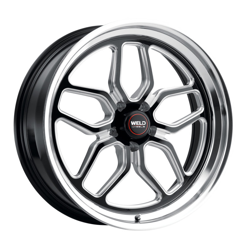 Weld S107 22X8.5 Laguna 5X127 ET06 BS5.00 Gloss Black MIL Dia 78.1-thumbmail-3