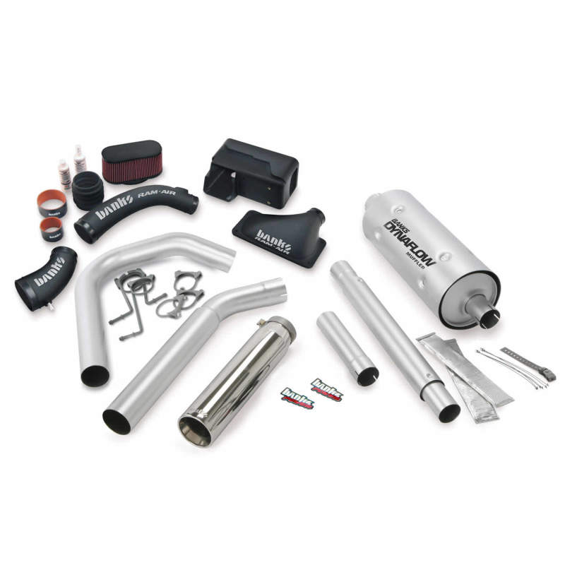 Banks Power 16-17 Ford 6.8L MH-A Stinger Bundle - SS Single Exhaust Left Exit w/ Chrome Tip-thumbmail-2