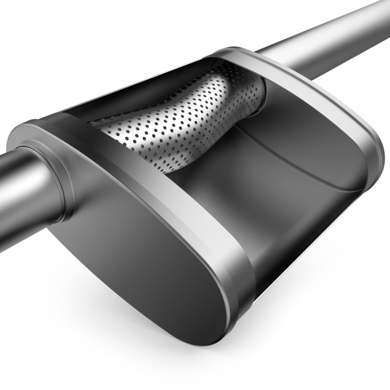 MagnaFlow Cat-Back SS 2.5in Dual Split Rear Exit (OEM Tips) 15-16 Dodge/Chrysler Charger/300 5.7L V8-thumbmail-14