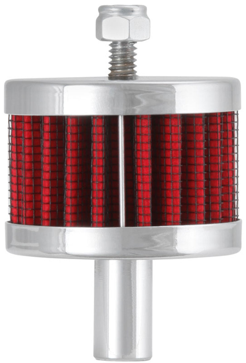 K&N Steel Base Crankcase Vent Filter 0.5in Vent OD x 2in OD x 1.5in Height-thumbmail-11