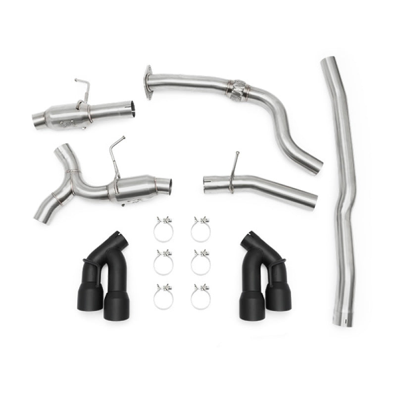 Mishimoto 2016+ Chevrolet Camaro 2.0T Quad Black Tip Cat-Back Exhaust-thumbmail-1