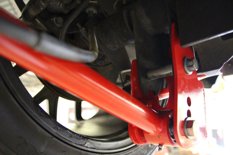 UMI Performance 05-14 Ford Mustang Rear Control Arm Relocation Brackets- Bolt In-thumbmail-6