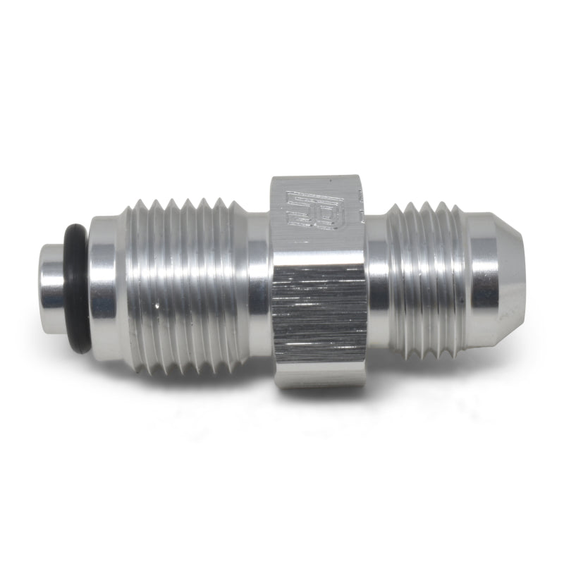 Russell Performance -6 AN (male to 1/2in-20 O-ring seal) Power Steering Adapter. Clear anodized-thumbmail-10