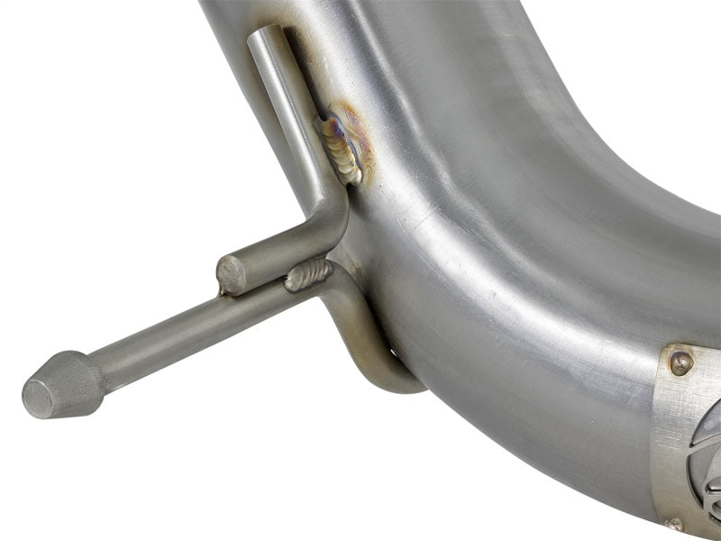 aFe Twisted Steel 3in Rear Down-Pipe/Mid Pipe 2017+ Honda Civic Type R I4 2.0L (t)-thumbmail-5