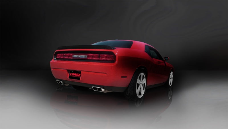 Corsa 09-10 Dodge Challenger R/T 5.7L V8 Manual Polished Xtreme Cat-Back Exhaust-thumbmail-4