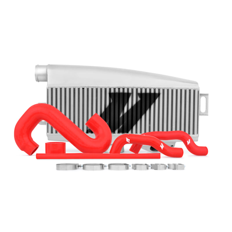 Mishimoto Subaru 02-07 WRX/04-07 STi Top-Mount Intercooler Kit - Powder Coated Silver & Red Hoses-thumbmail-2