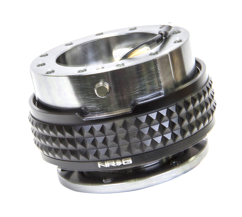 NRG Quick Release Kit - Pyramid Edition - Gunmetal Body / Black Pyramid Ring-thumbmail-2