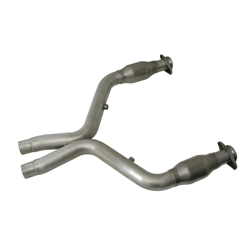 BBK 11-14 Mustang 5.0 Short Mid X Pipe With Catalytic Converters 3.0 For BBK Long Tube Headers-thumbmail-4
