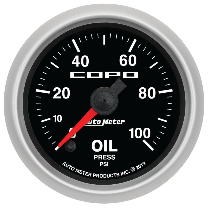 Autometer 52mm 100 PSI Digital Oil Pressure Gauge Chevrolet COPO Camaro-thumbmail-1