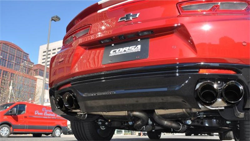 Corsa 2016 Chevrolet Camaro SS 6.2L V8 2.75in Black Xtreme Axle-Back Exhaust-thumbmail-2