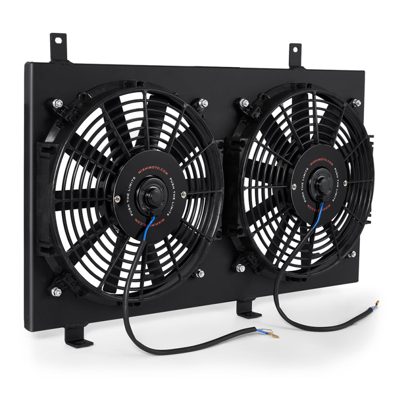 Mishimoto 04-08 Mazda RX8 Aluminum Fan Shroud Black-thumbmail-3