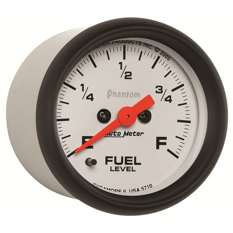 Autometer Phantom 52mm Full Sweep Electronic Fuel Level Programmable Empty-Full Range-thumbmail-2
