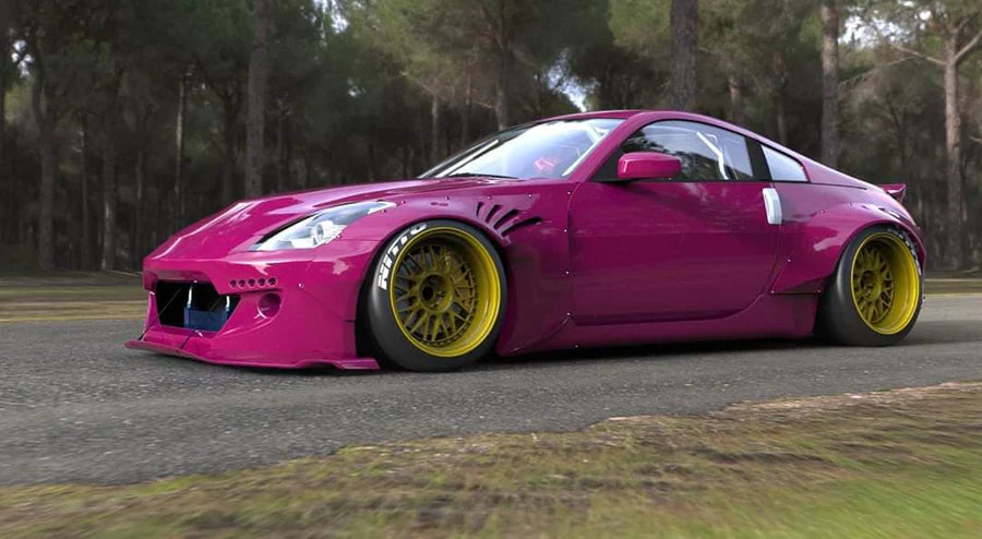 GReddy Nissan 350z (Z33) Pandem Wide Body Front Bumper-thumbmail-2