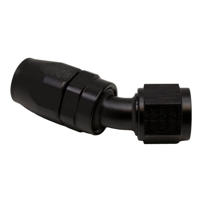 DeatschWerks 10AN Female Flare Swivel 30-Degreehose End CPE - Anodized Matte Black-thumbmail-1