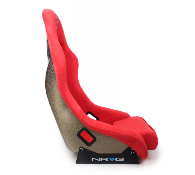 NRG FRP Bucket Seat ULTRA Edition - Medium (Red Alcantara/Pearlized Back)-thumbmail-6