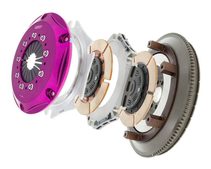 Exedy 2003-2007 Infiniti G35 V6 Hyper Twin Cerametallic Clutch Sprung Center Disc Push Type Cover-thumbmail-4