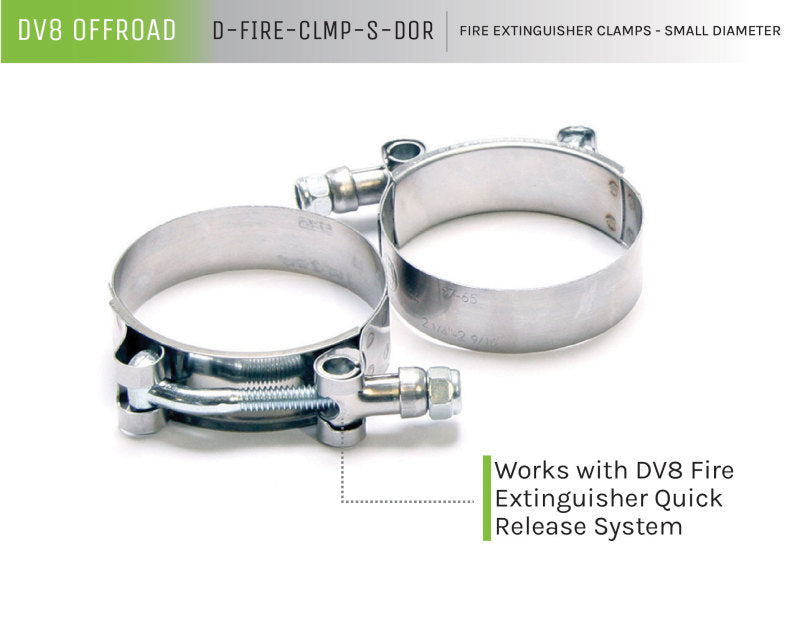 DV8 Offroad Fire Extinguisher Mount Clamps - Small-thumbmail-4