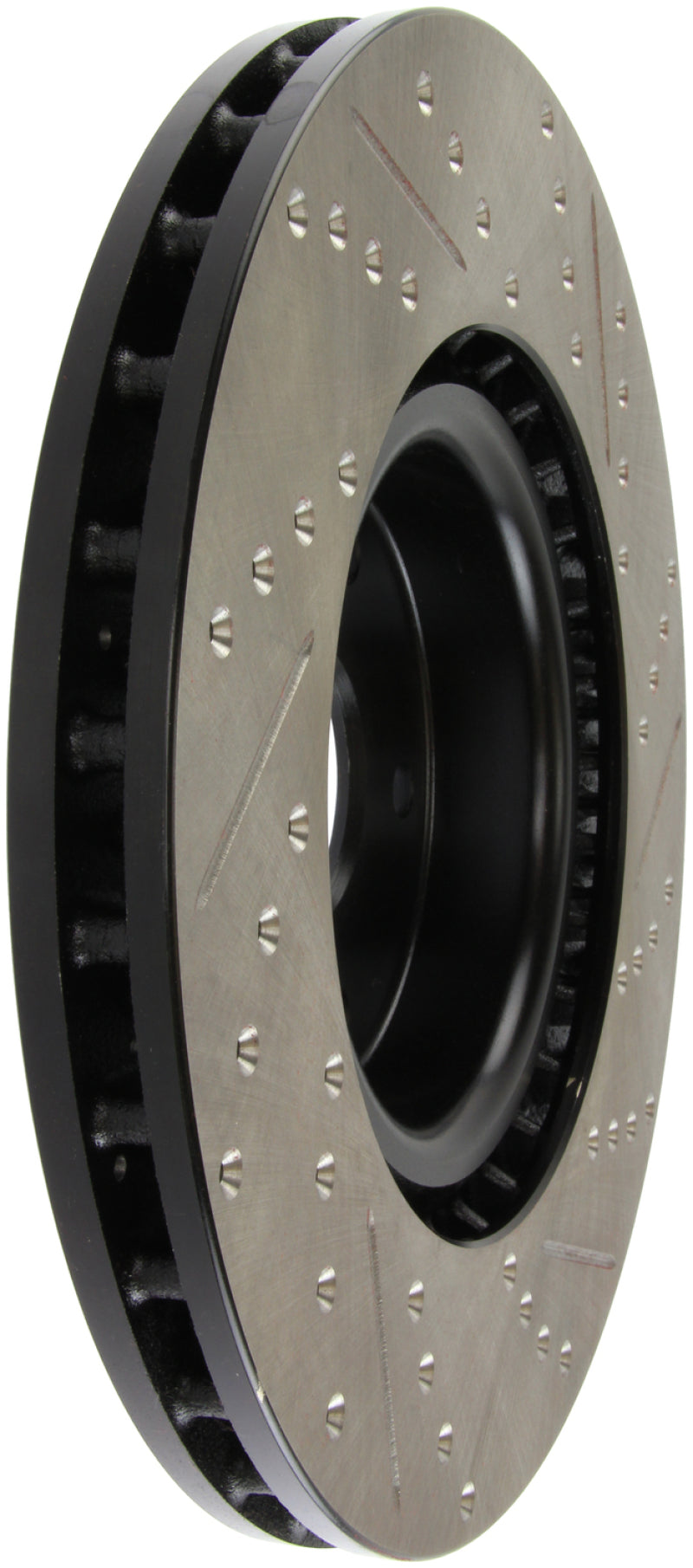 StopTech 05-10 Subaru Impreza WRX/STi Slotted & Drilled Right Front Rotor-thumbmail-2