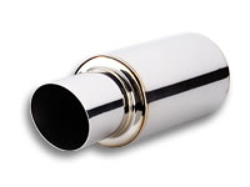 Vibrant TPV Turbo Round Muffler (17in Long) with 4in Round Tip Angle Cut - 3in inlet I.D.-thumbmail-2