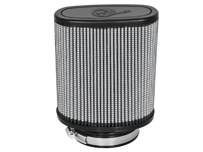 aFe Magnum FLOW Pro DRY S Universal Air Filter 3.5in Flange 5.75x5in Base 6x2.75in Top 6.5in Height-thumbmail-1