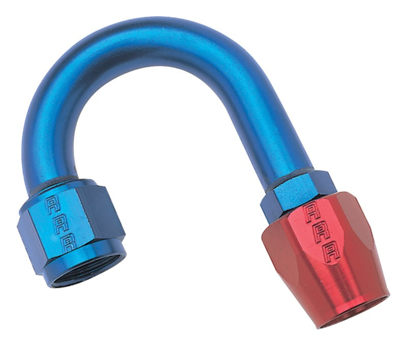 Russell Performance -10 AN Red/Blue 180 Degree Full Flow Hose End (1-1/4in Centerline Radius)-thumbmail-4