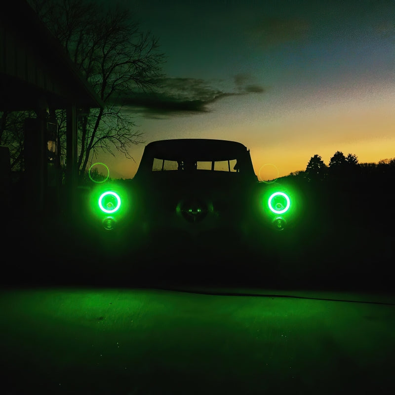 Oracle Pre-Installed Lights 7 IN. Sealed Beam - Blue Halo-thumbmail-3