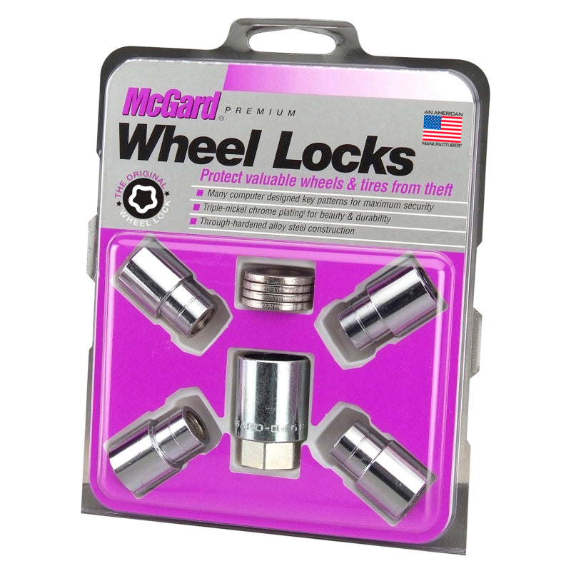 McGard Wheel Lock Nut Set - 4pk. (Reg. Shank Seat) M12X1.5 / 13/16 Hex / 1.38in. Length - Chrome-thumbmail-3