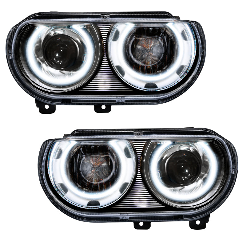 Oracle 08-14 Dodge Challenger SMD HL (HID Style) - White-thumbmail-6