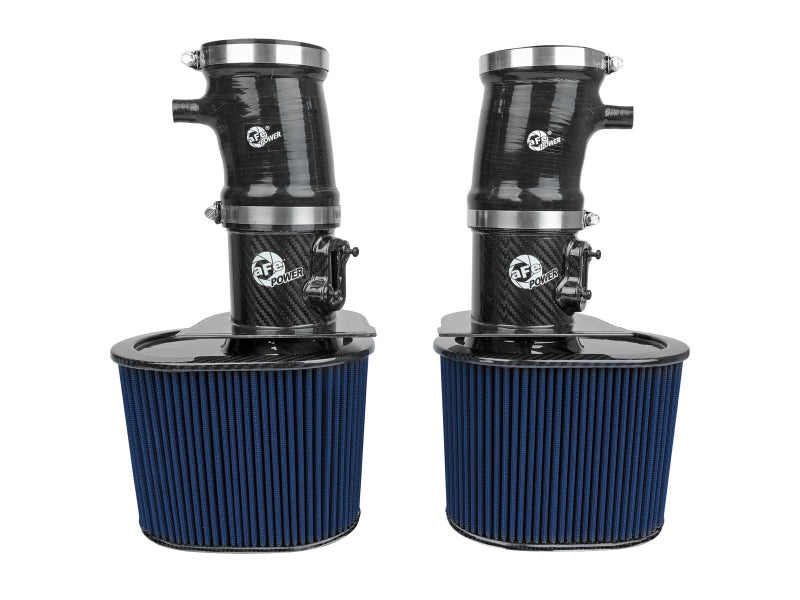 aFe 15-21 Lamborghini Huracan V10-5.2L Track Series Intake System w/ Pro 5R Filter-thumbmail-6
