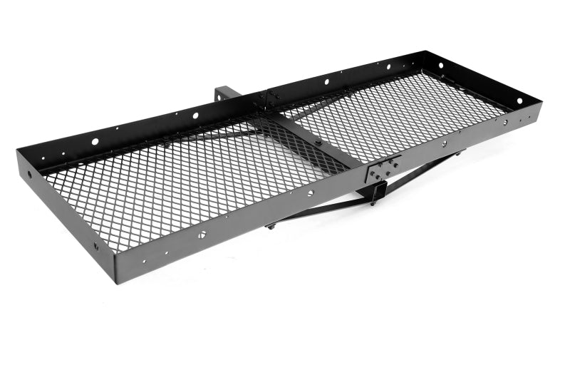 Lund Universal 20in X 60in Basic Cargo Carrier For 2in Hitches - Black-thumbmail-3