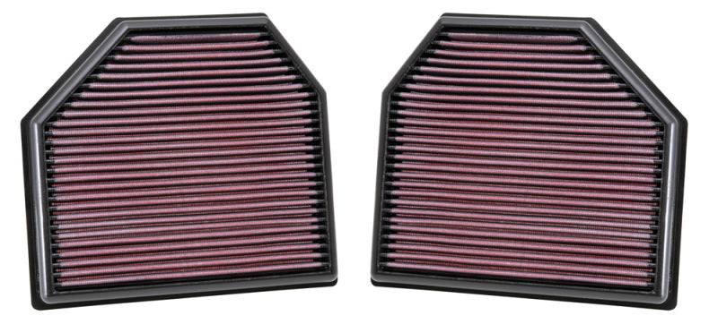 K&N Replacement Air Filter for 11-14 BMW M5/M6 4.4L V8 / 2015 M4/M3 3.0L I6  (2 per box)-thumbmail-2