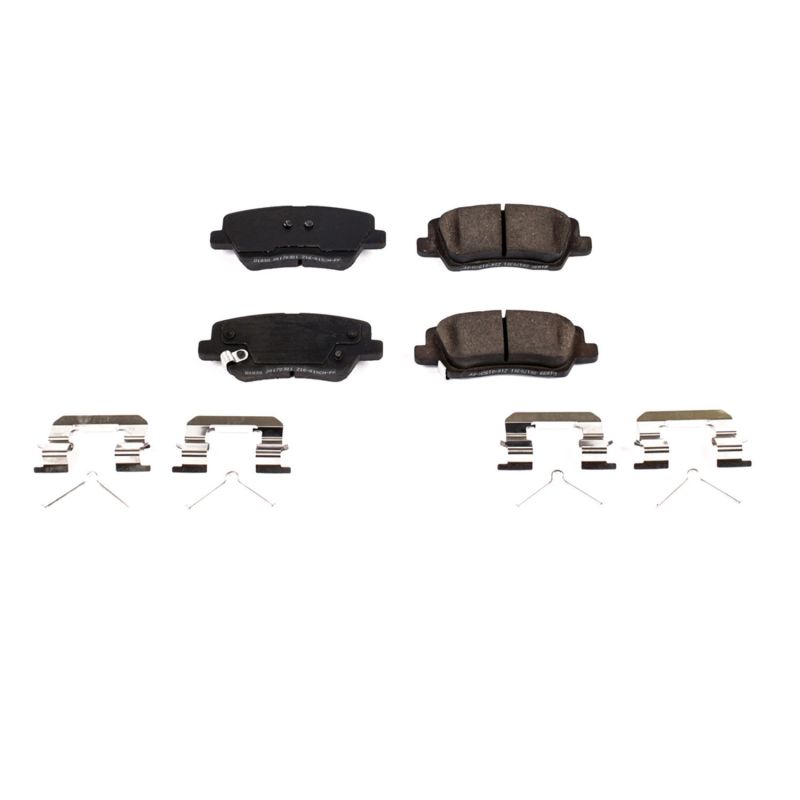 Power Stop 2016 Cadillac ATS Rear Z17 Evolution Ceramic Brake Pads w/Hardware-thumbmail-1