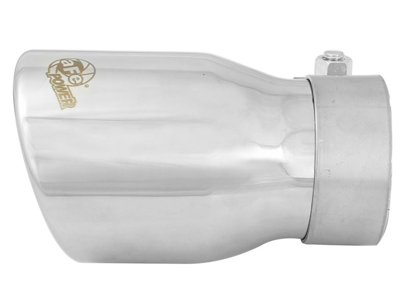 aFe MACH Force-Xp 2.5in Inlet x 3-1/2in Outlet x 6in Length 2.5in 304 Stainless Steel Exhaust Tip-thumbmail-2