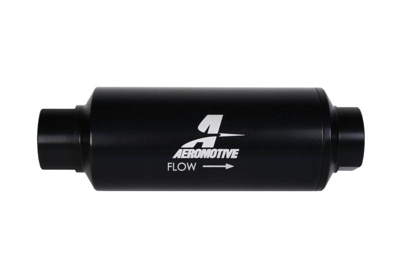 Aeromotive In-Line Marine Filter - AN-12 - 40 Micron SS Element - Black Hardcoat Finish-thumbmail-3