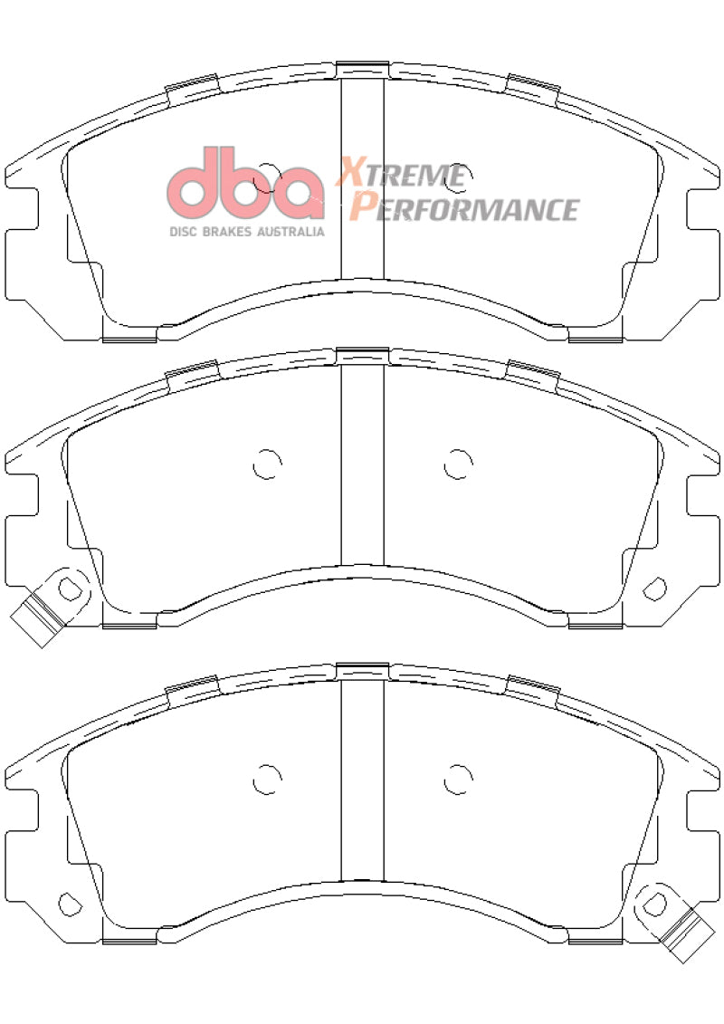 DBA 00-04 Mitsubishi Montero Sport XP650 Front Brake Pads-thumbmail-2