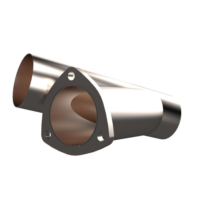 QTP 3in Weld-On QTEC Exhaust Cutout Y-Pipe-thumbmail-4