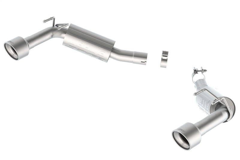 Borla 14-15 Camaro SS 6.2L V8 RWD Single Split Rr Exit S-Type Exhaust (rear section only)-thumbmail-1