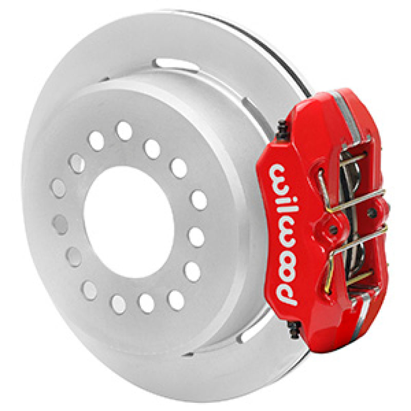 Wilwood Ford Explorer 8.8in Rear Axle Dynapro Disc Brake Kit 11in Rotor -Red Caliper-thumbmail-1