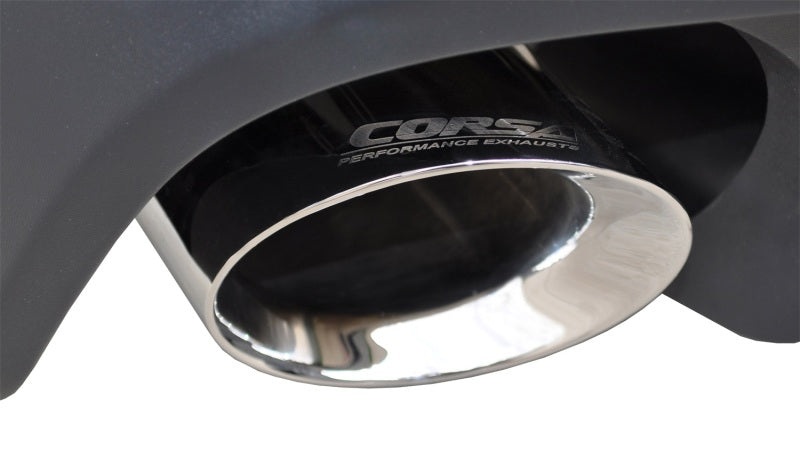 Corsa 11-12 Ford Mustang Shelby GT500 5.4L V8 Polished Sport Axle-Back Exhaust-thumbmail-2