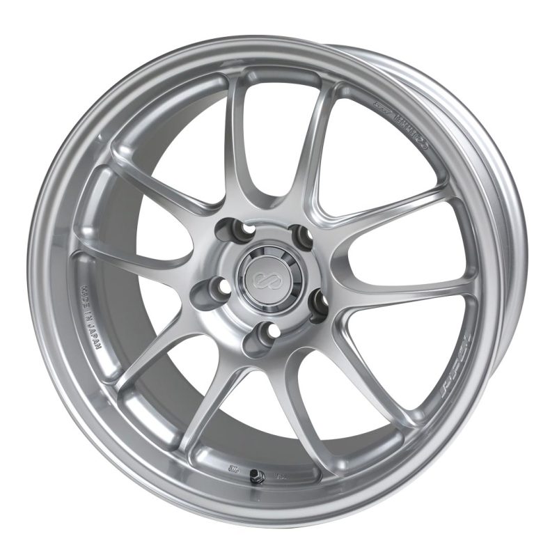 Enkei PF01 17x8.5 5x120 40mm Offset Silver Wheel-thumbmail-1