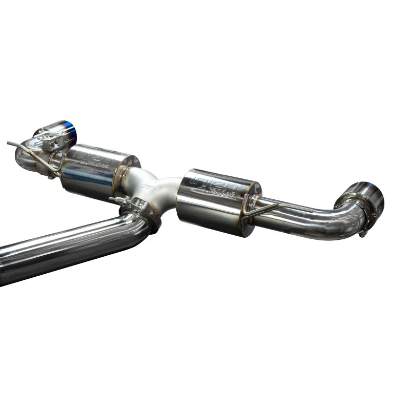 Injen 20-21 Toyota Supra 3.0L Turbo 6cyl SS Cat-Back Exhaust w/ Burnt Tips-thumbmail-4