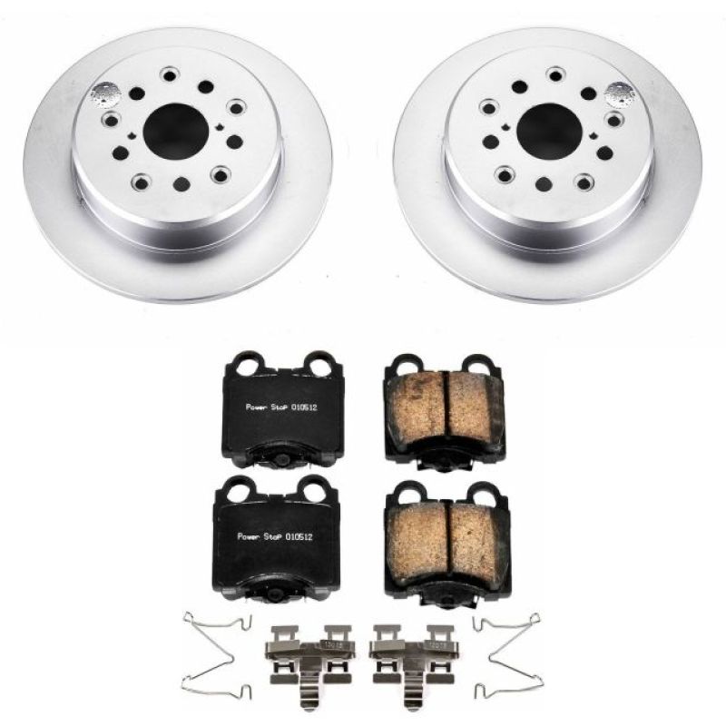 Power Stop 98-05 Lexus GS300 Rear Z17 Evolution Geomet Coated Brake Kit-thumbmail-1