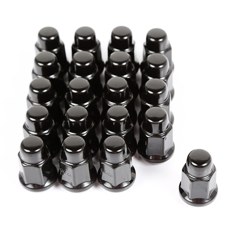 Rugged Ridge Wheel Lug Nut Set of 20 Black 1/2-20-thumbmail-4