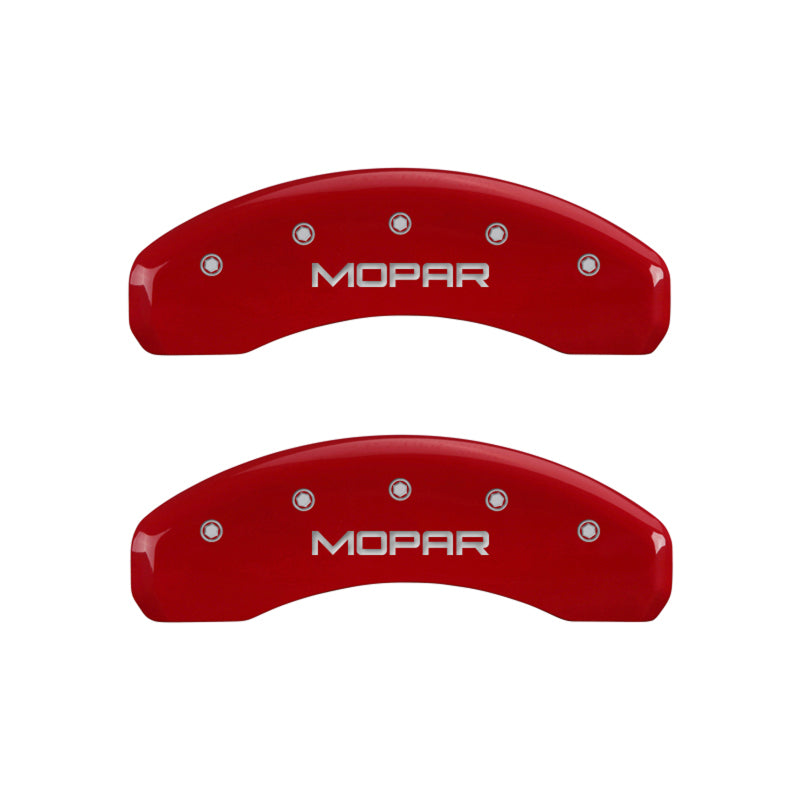 MGP 4 Caliper Covers Engraved Front & Rear MOPAR Yellow finish black ch-thumbmail-4
