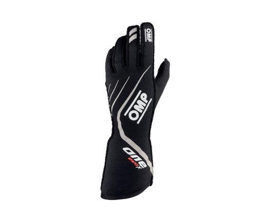 OMP One Evo X Gloves Black - Size L (Fia 8856-2018)
