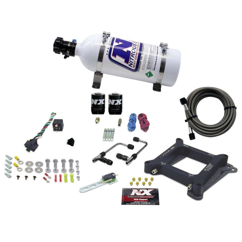 Nitrous Express 4150 Gemini Stage 6 Nitrous Kit (50-300HP) w/5lb Bottle-thumbmail-2