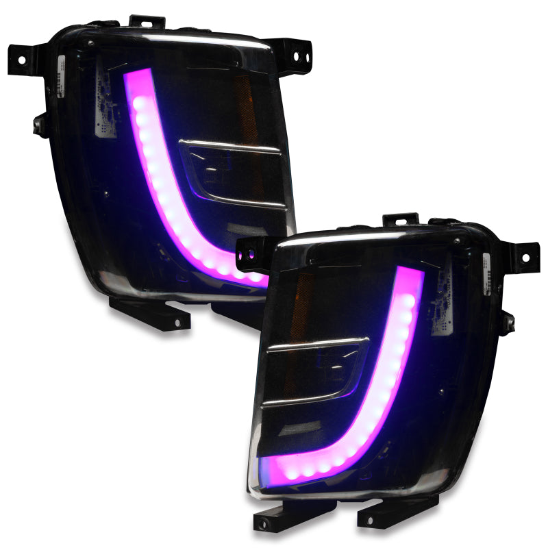 ORACLE Lighting 16-21 Tesla Model X Dynamic ColorSHIFT Headlight & Fog Light DRL Upgrade Kit-thumbmail-29