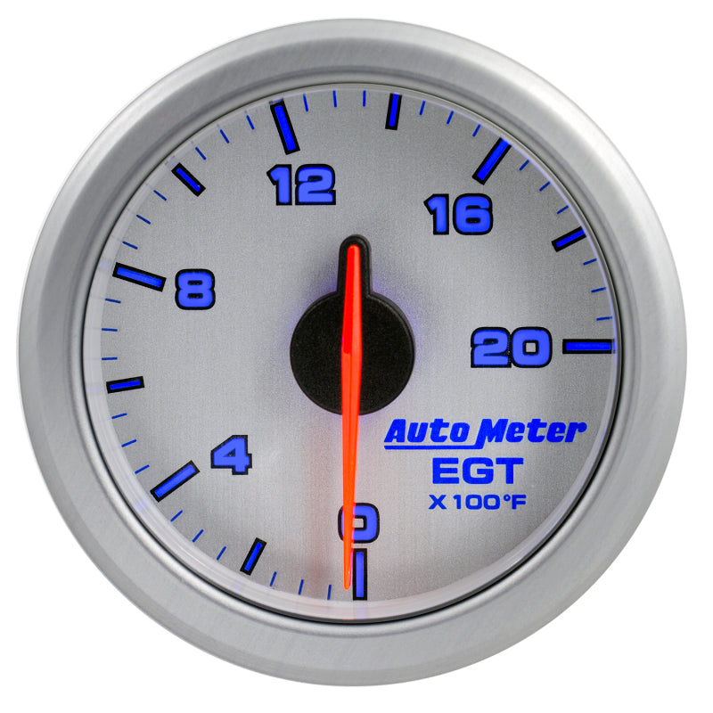 Autometer Airdrive 2-1/16in EGT Gauge 0-2000 Degrees F - Silver-thumbmail-5