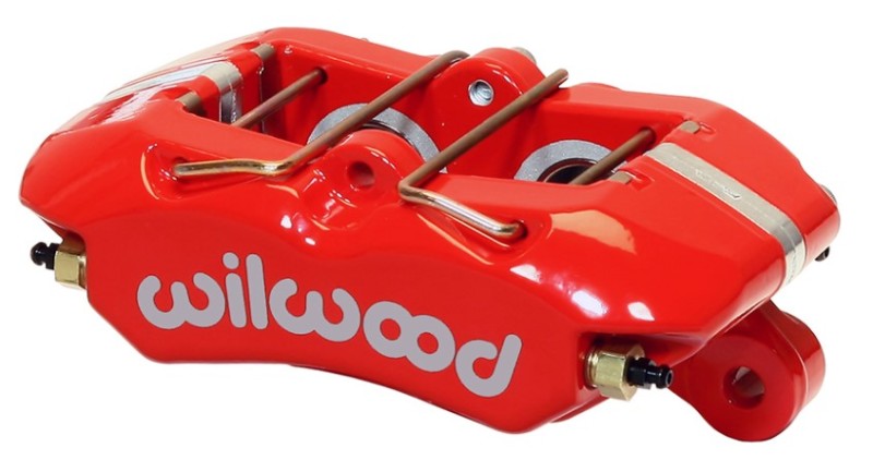 Wilwood Caliper-Forged Dynapro 4 5.25in Mount-Red-Universal 1.38/1.38in Pistons .81in Disc-thumbmail-1